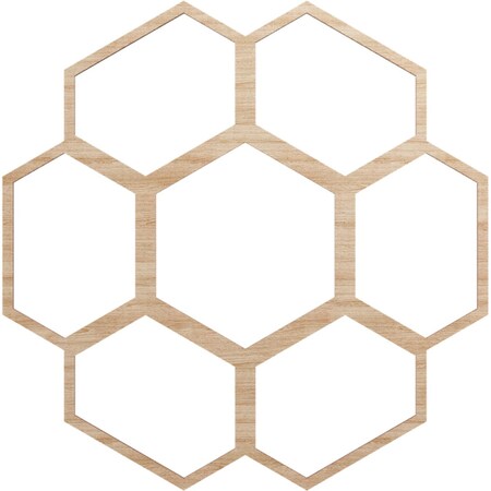 Ekena Millwork Florin Wood Fretwork Pierced Ceiling Medallion, Alder, 26"OD x 9 1/8"ID x 3/8"T CMWP26X26X0375FOAL